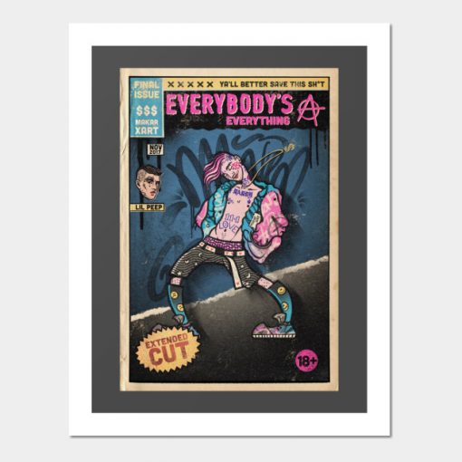 Everybody's Everything Lil Peep Comic Style