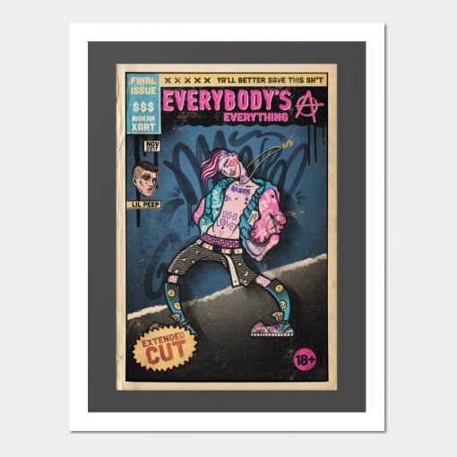 Everybody's Everything Lil Peep Comic Style