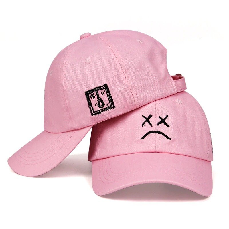 New Pink il peep dad hat embroidery 100 cotton variants 1 - Lil Peep Shop