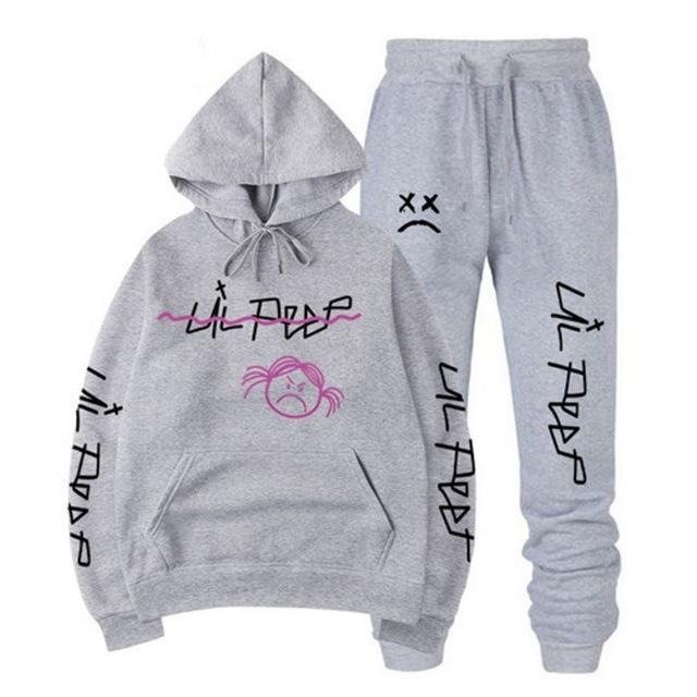 angry girl hoodie &amp sweatpants 4616 - Lil Peep Shop
