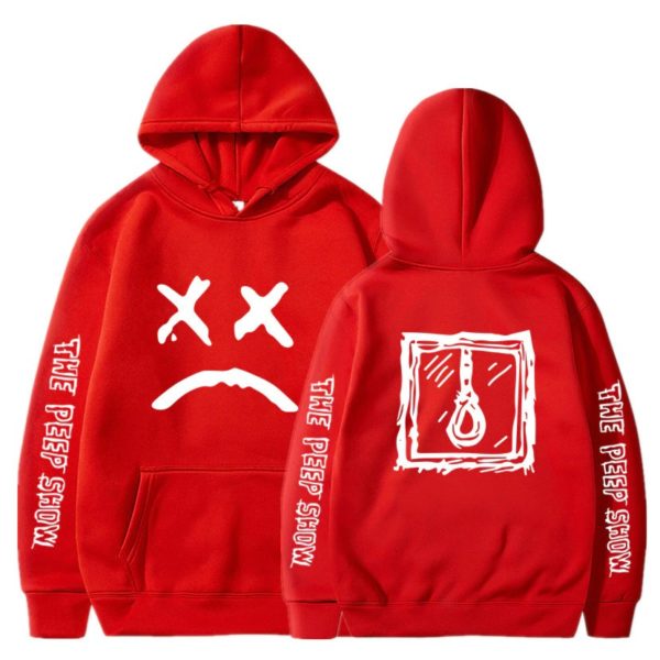 come over when you�re sober sad face hoodie 1114 - Lil Peep Shop