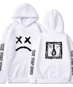 come over when you�re sober sad face hoodie 3331 - Lil Peep Shop