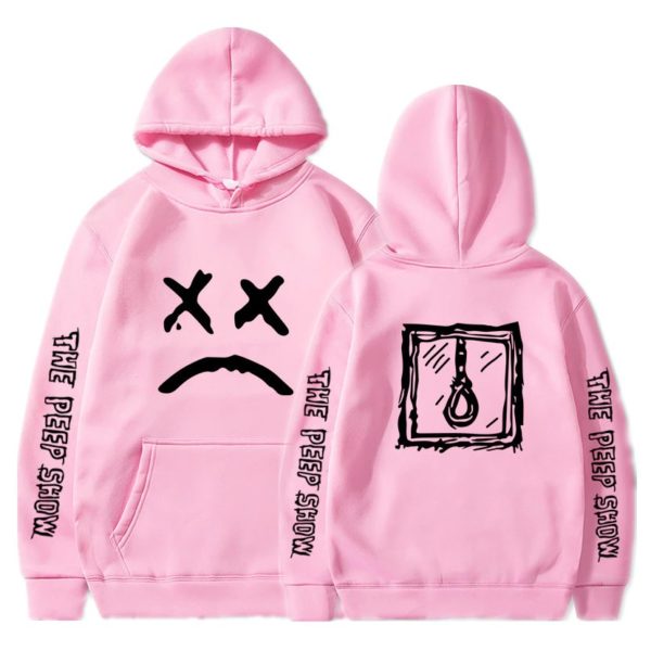come over when you�re sober sad face hoodie 6454 - Lil Peep Shop
