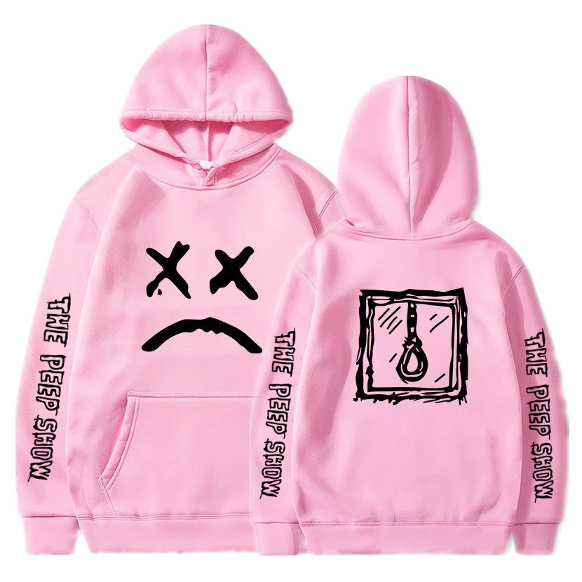 come over when you�re sober sad face hoodie 8993 - Lil Peep Shop