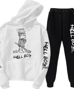 hellboy hoodie &amp sweatpants 1331 - Lil Peep Shop