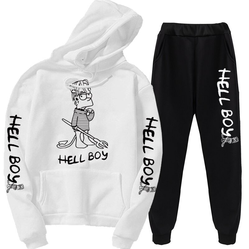 hellboy hoodie &amp sweatpants 1331 - Lil Peep Shop