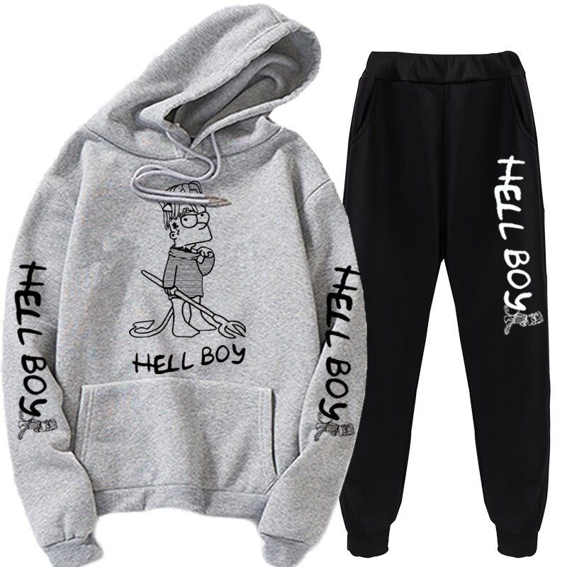 hellboy hoodie &amp sweatpants 1826 - Lil Peep Shop