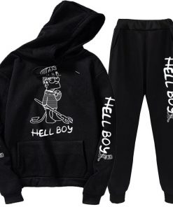hellboy hoodie &amp sweatpants 4463 - Lil Peep Shop