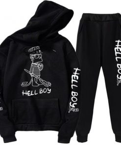 hellboy hoodie &amp sweatpants 6418 - Lil Peep Shop