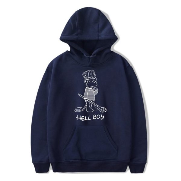 hellboy pullover hoodie 6104 - Lil Peep Shop