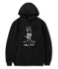 hellboy pullover hoodie 6389 - Lil Peep Shop