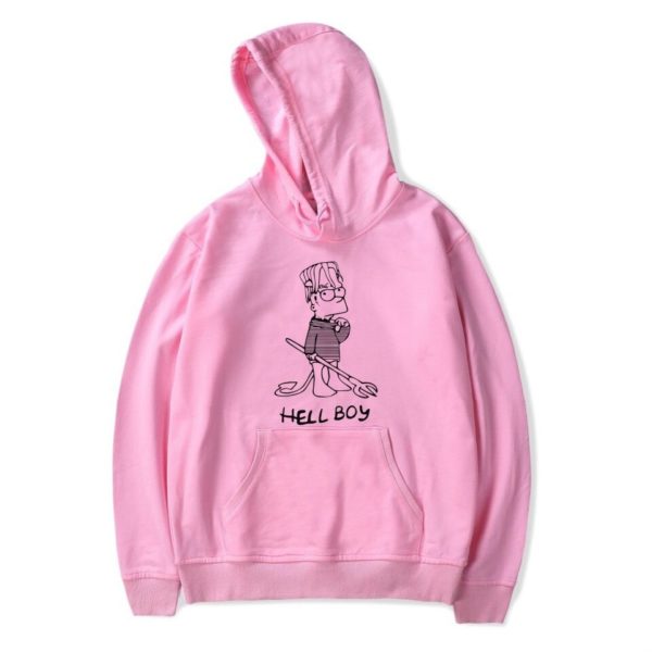 hellboy pullover hoodie 6440 - Lil Peep Shop