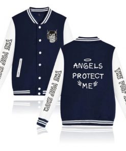 lil peep angel protect me baseball jacket 8602 - Lil Peep Shop