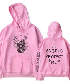 lil peep angel protect me hoodie 2186 - Lil Peep Shop