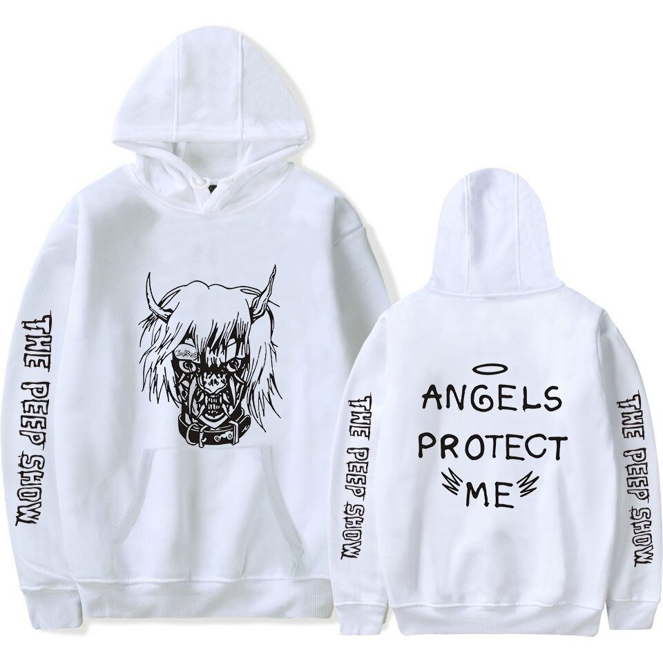 lil peep angel protect me hoodie 5686 - Lil Peep Shop
