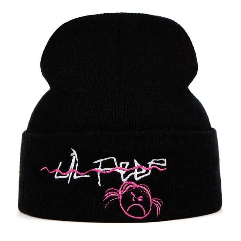 lil peep angry girl embroided beanie 4568 - Lil Peep Shop