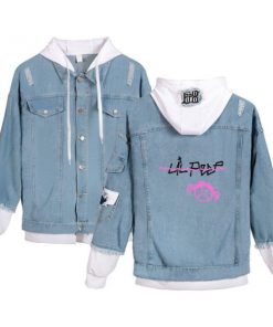 lil peep angry girl jean jacket 3765 - Lil Peep Shop