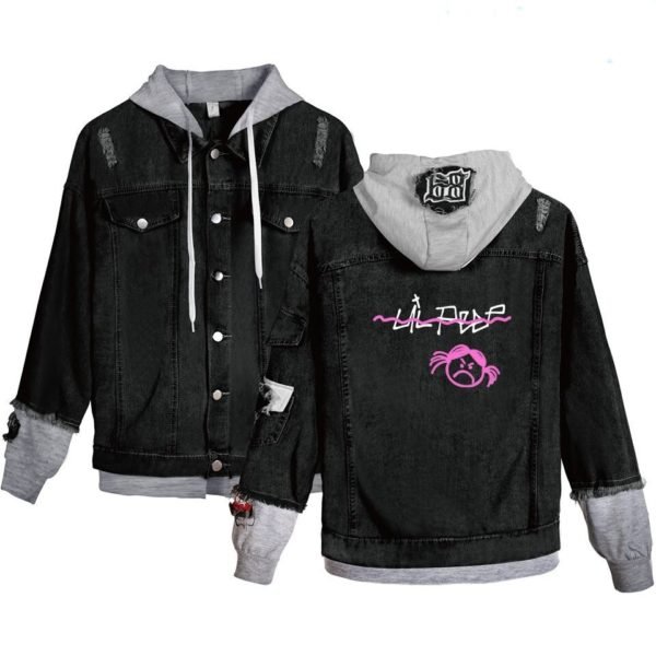 lil peep angry girl jean jacket 6083 - Lil Peep Shop