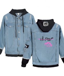 lil peep angry girl jean jacket 8341 - Lil Peep Shop