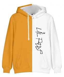 lil peep brown dual color hoodie 3482 - Lil Peep Shop