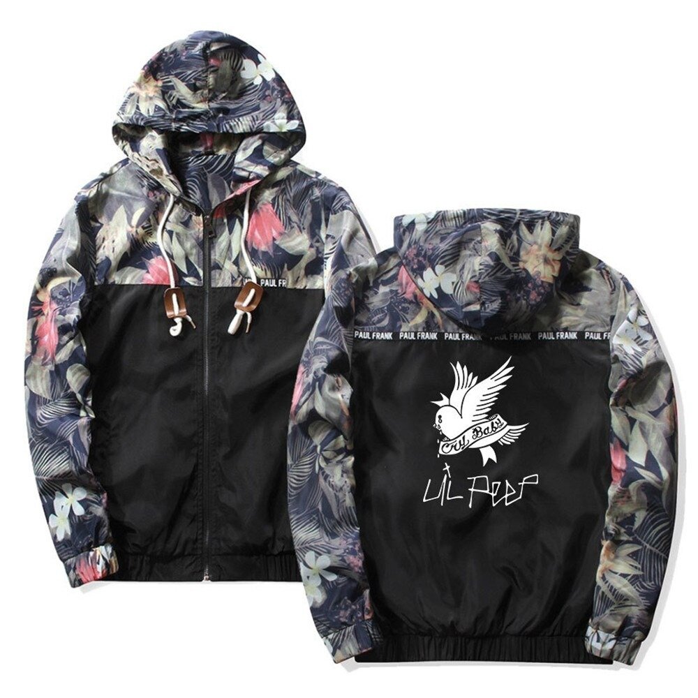 lil peep floral jacket 1094 - Lil Peep Shop