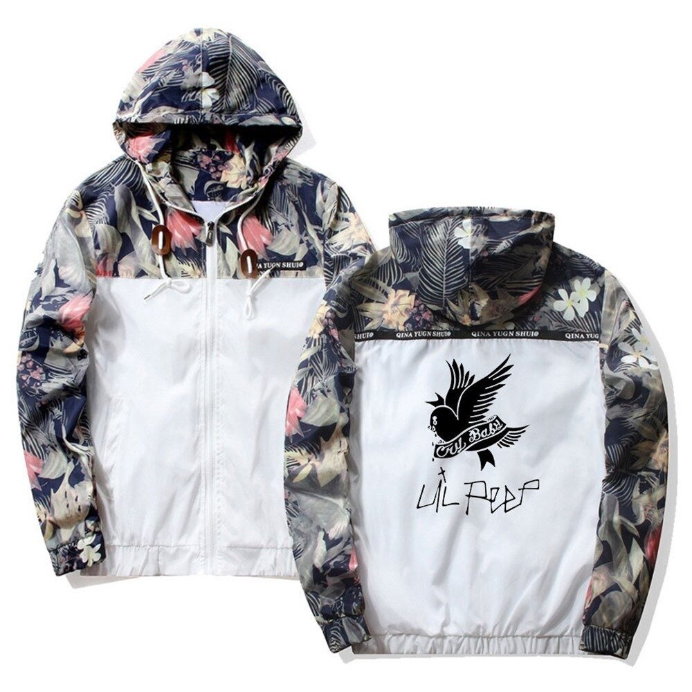 lil peep floral jacket 5483 - Lil Peep Shop