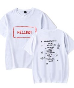 lil peep hellboy cowys t shirt 7137 - Lil Peep Shop