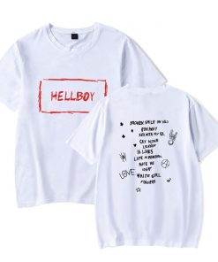 lil peep hellboy cowys t shirt 8769 - Lil Peep Shop