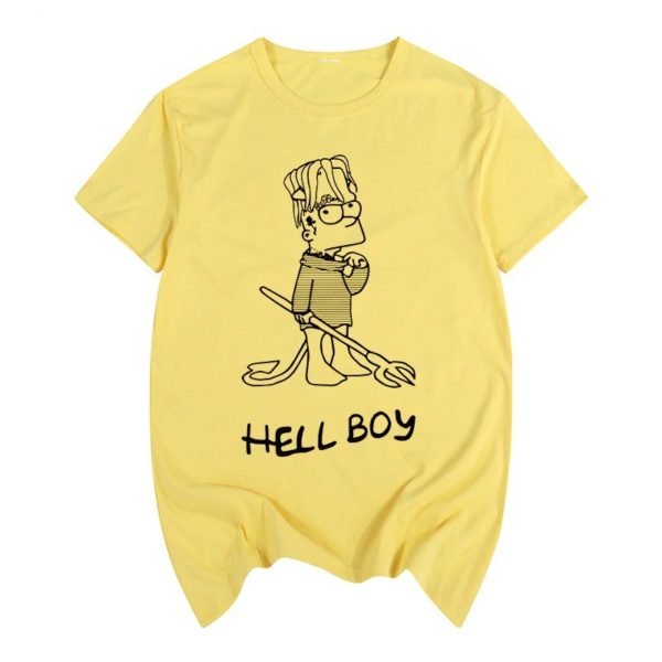 lil peep hellboy t shirt 2257 - Tubbo Shop