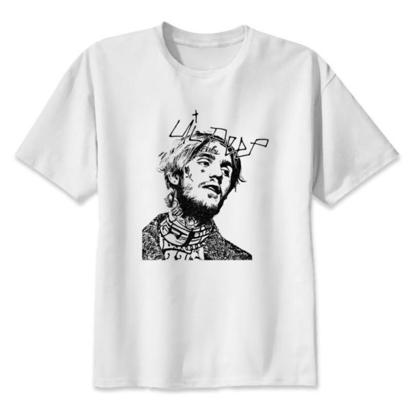 lil peep plain t shirt 6116 - Lil Peep Shop
