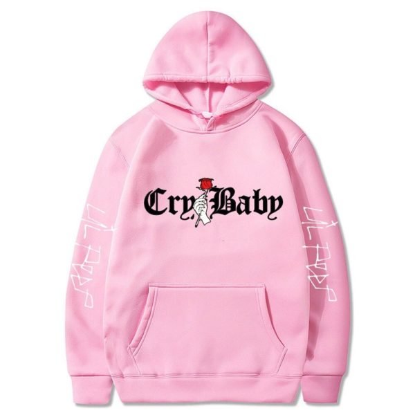 lil peep rose crybaby hoodie 4527 - Lil Peep Shop