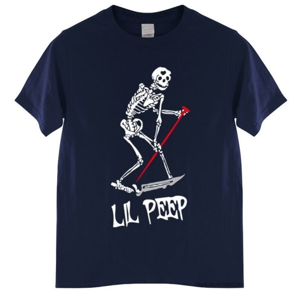 lil peep skeleton t shirt 1509 - Lil Peep Shop